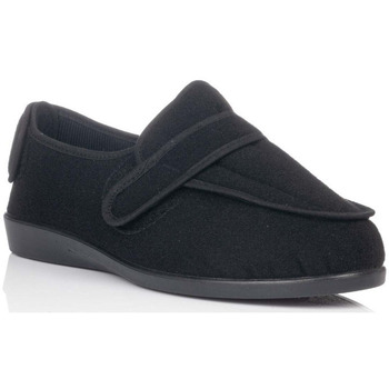 Zapatos Hombre Pantuflas Doctor Cutillas Zapatilla de Casa - Ancho - Desmontable Negro