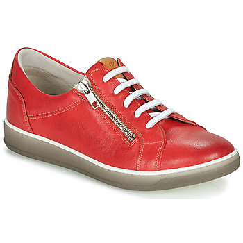 Zapatos Mujer Zapatillas bajas Dorking KAREN Rojo / Beige
