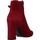 Zapatos Mujer Botines Joni 17266J Rojo