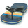 Zapatos Niños Chanclas Quiksilver MOLOKAI SLAB Azul / Naranja / Negro