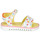 Zapatos Niña Sandalias Agatha Ruiz de la Prada SMILES Blanco / Multicolor