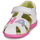 Zapatos Niña Sandalias Agatha Ruiz de la Prada HAPPY Blanco / Rosa