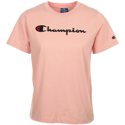 textil Mujer Camisetas manga corta Champion Crewneck T-Shirt Wn's Rosa