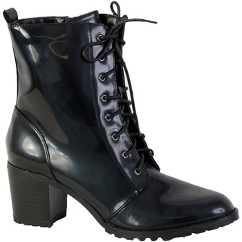 Zapatos Mujer Botas de caña baja The Divine Factory 139683 Negro