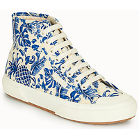 Zapatos Mujer Zapatillas altas Superga 2295-COTFANW Beige / Azul