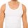 textil Hombre Camisetas sin mangas Abanderado 0300-BLANCO Blanco