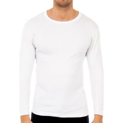 textil Hombre Camisetas manga larga Abanderado 0808-BLANCO Blanco