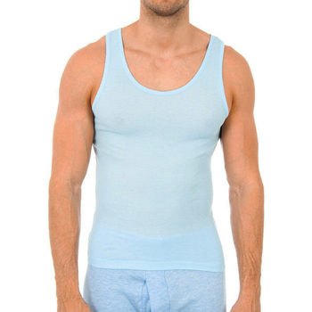 textil Hombre Camisetas manga corta Abanderado 0980-CELESTE Azul