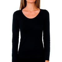 Ropa interior Mujer Camiseta interior Abanderado 4586-NEGRO Negro