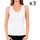 Ropa interior Mujer Camiseta interior Abanderado 4588-BLANCO Blanco