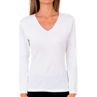 Ropa interior Mujer Camiseta interior Abanderado Pack-3 cam. sra m/l microthermal Blanco