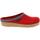 Zapatos Mujer Pantuflas Haflinger HF-FRANZL-red-D Rojo