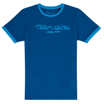 textil Niño Camisetas manga corta Teddy Smith TICLASS 3 Azul