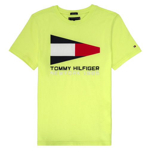 textil Niño Camisetas manga corta Tommy Hilfiger KB0KB05628 Amarillo