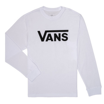 textil Niños Camisetas manga larga Vans BY VANS CLASSIC LS Blanco