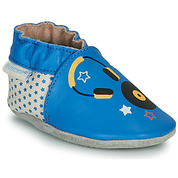 Zapatos Niños Pantuflas Robeez MUSIC SOUND Azul / Beige