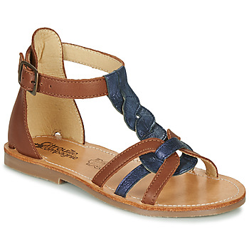 Zapatos Niña Sandalias Citrouille et Compagnie GITANOLO Marino / Camel