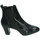 Zapatos Mujer Botas de caña baja Moda Bella BotÍn Negro