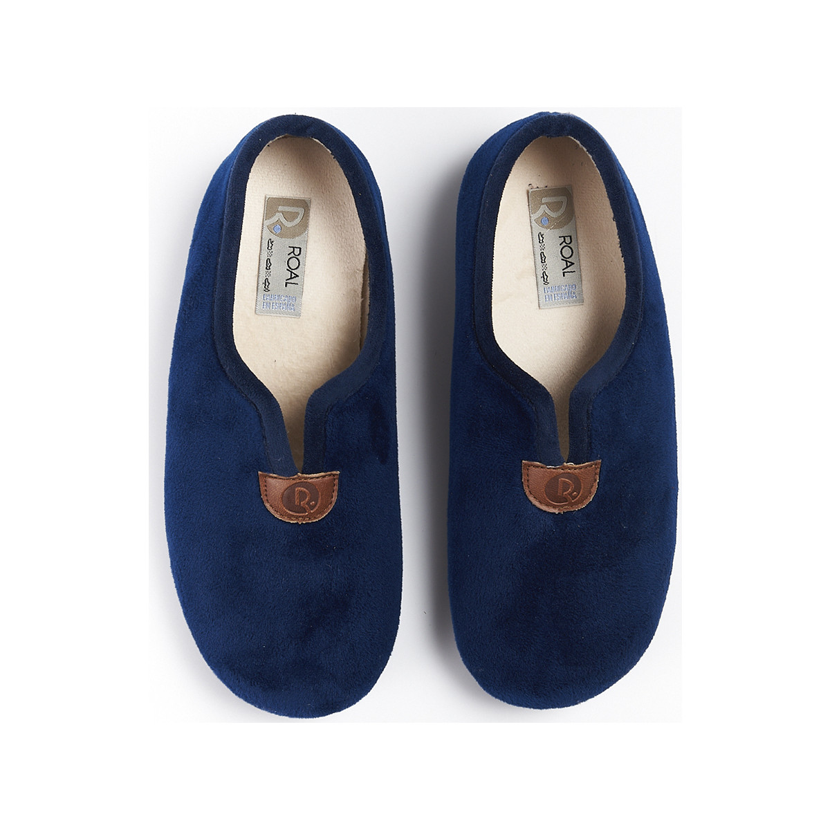 Zapatos Mujer Derbie & Richelieu Plumaflex By Roal Zapatillas De Casa Roal 728 Marino Azul