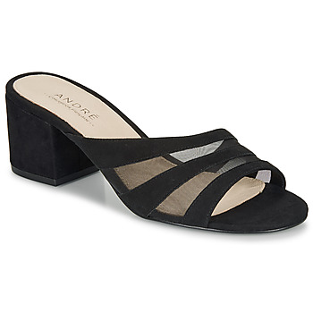Zapatos Mujer Zuecos (Mules) André JODY Negro
