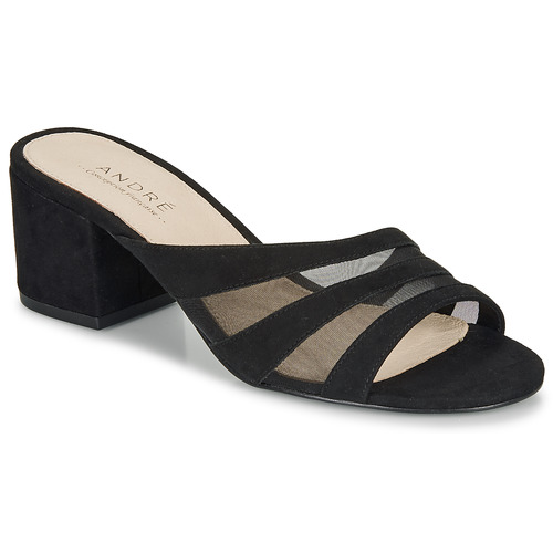 Zapatos Mujer Zuecos (Mules) André JODY Negro