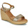 Zapatos Mujer Sandalias Unisa RITA Oro / Bronce