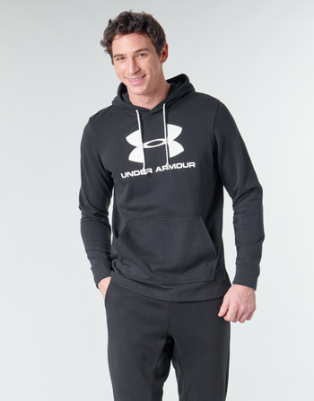 textil Hombre Sudaderas Under Armour SPORTSTYLE TERRY LOGO HOODIE Negro