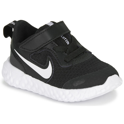 Zapatos Niños Zapatillas bajas Nike REVOLUTION 5 TD Negro / Blanco