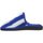 Zapatos Hombre Pantuflas Andinas Zapatillas de Casa Espanyol Azul