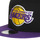 Accesorios textil Gorra New-Era NBA 9FIFTY LOS ANGELES LAKERS Negro / Violeta