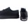 Zapatos Hombre Multideporte Bienve Lona caballero  1309 negro Negro