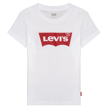 textil Niño Camisetas manga corta Levi's BATWING TEE Blanco