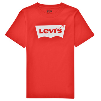 textil Niño Camisetas manga corta Levi's BATWING TEE Rojo
