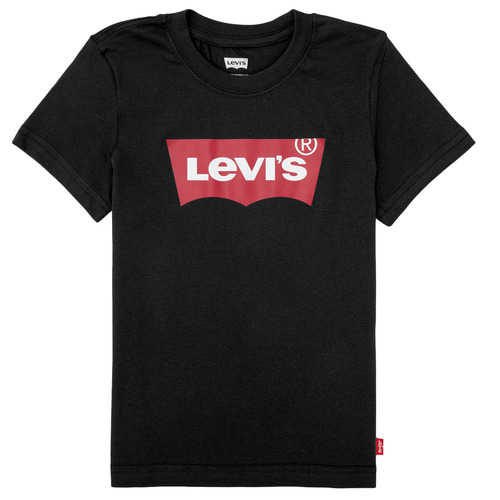 textil Niño Camisetas manga corta Levi's BATWING TEE Negro