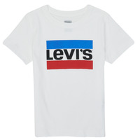 textil Niño Camisetas manga corta Levi's SPORTSWEAR LOGO TEE Blanco