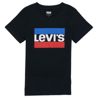 textil Niño Camisetas manga corta Levi's SPORTSWEAR LOGO TEE Negro