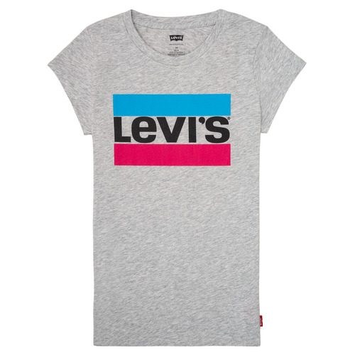 textil Niña Camisetas manga corta Levi's SPORTSWEAR LOGO TEE Gris