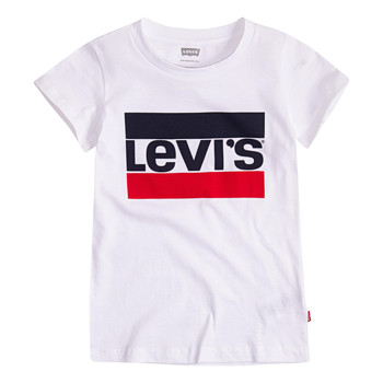 textil Niña Camisetas manga corta Levi's SPORTSWEAR LOGO TEE Blanco