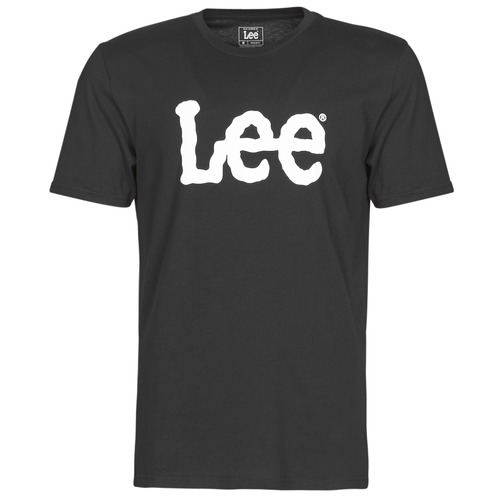 textil Hombre Camisetas manga corta Lee LOGO TEE SHIRT Negro