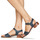 Zapatos Mujer Sandalias Casual Attitude RINEILUE Negro / Plateado