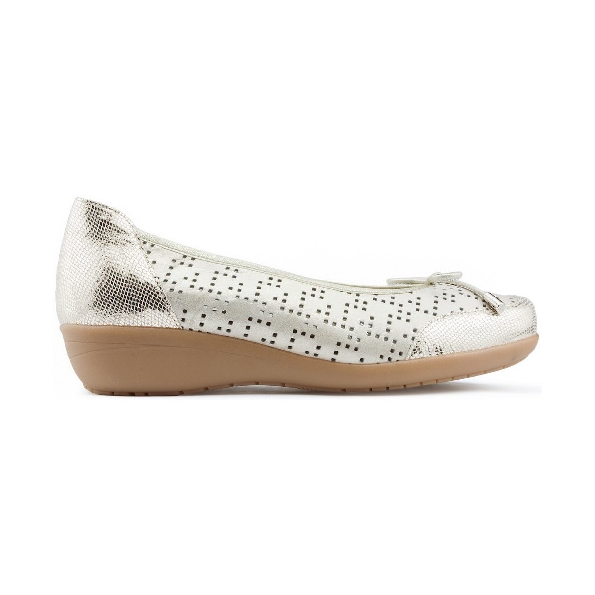 Zapatos Mujer Bailarinas-manoletinas Drucker Calzapedic PLANTILLA EXTRAIBLE Oro