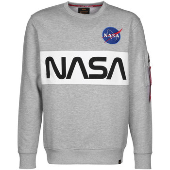 textil Hombre Sudaderas Alpha NASA Inlay Sweater Gris