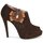 Zapatos Mujer Low boots Fericelli ASSETE Marrón