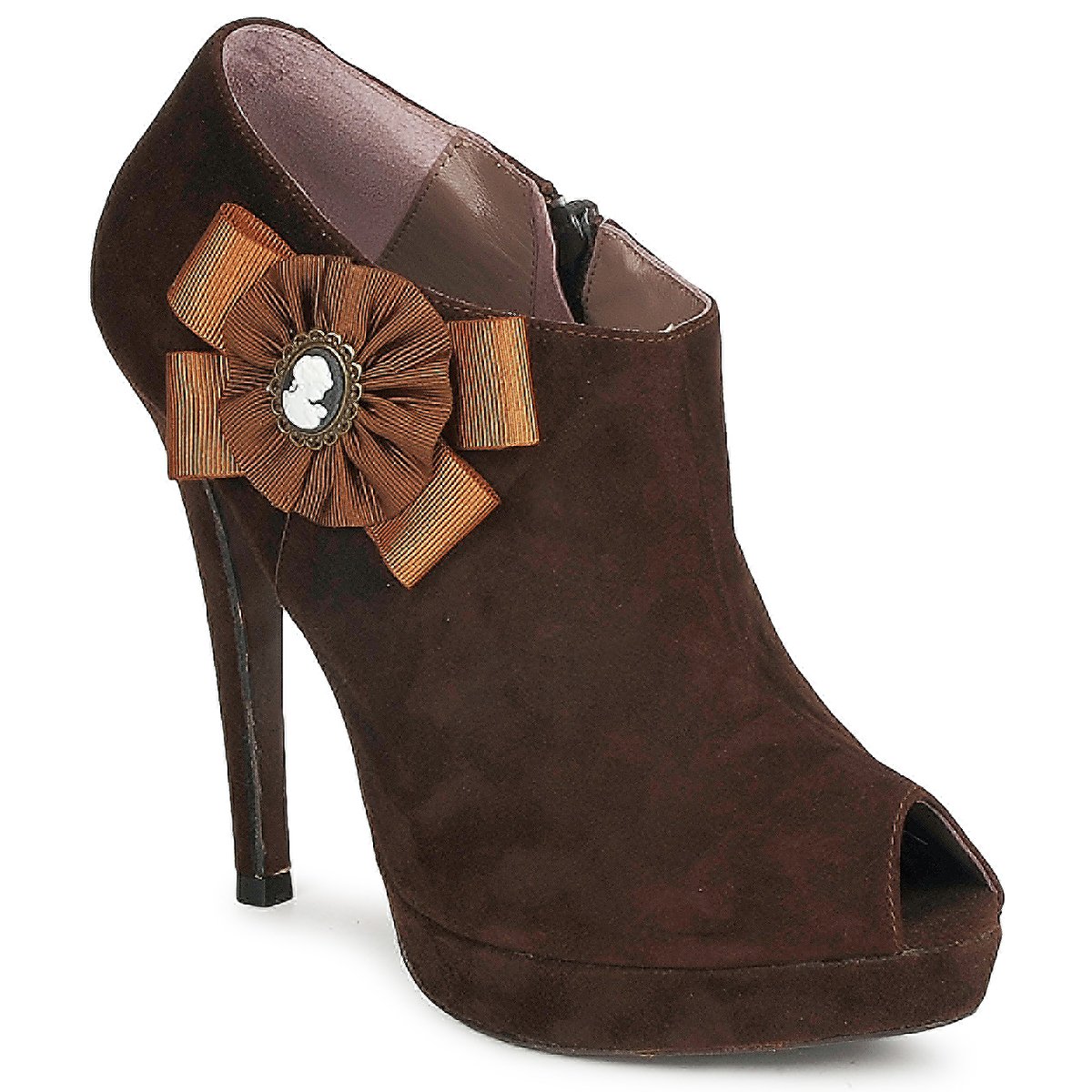 Zapatos Mujer Low boots Fericelli ASSETE Marrón