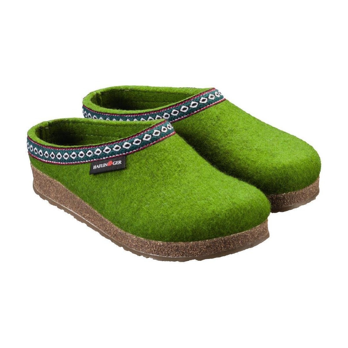 Zapatos Mujer Pantuflas Haflinger 71100136 Verde