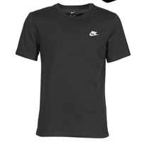 textil Hombre Camisetas manga corta Nike M NSW CLUB TEE Negro / Blanco