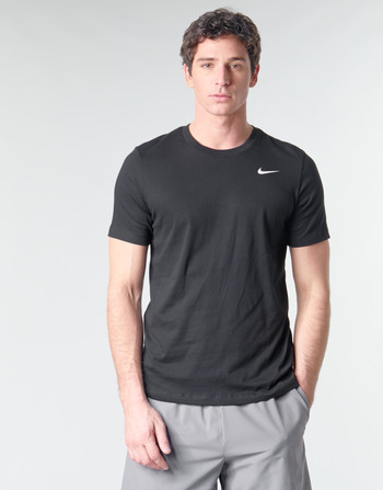 textil Hombre Camisetas manga corta Nike M NK DRY TEE DFC CREW SOLID Negro / Blanco