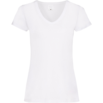 textil Mujer Camisetas manga corta Universal Textiles Value Blanco