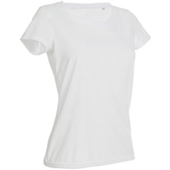 textil Mujer Camisetas manga larga Stedman Cotton Touch Blanco