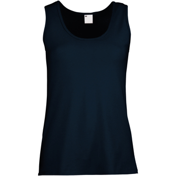 textil Mujer Camisetas sin mangas Universal Textiles Fitted Azul